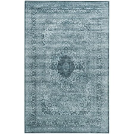 Safavieh Vintage Power Loomed Rectangle Rug Light Blue & Dark Blue - 9 x 12 ft. VTG264B-9